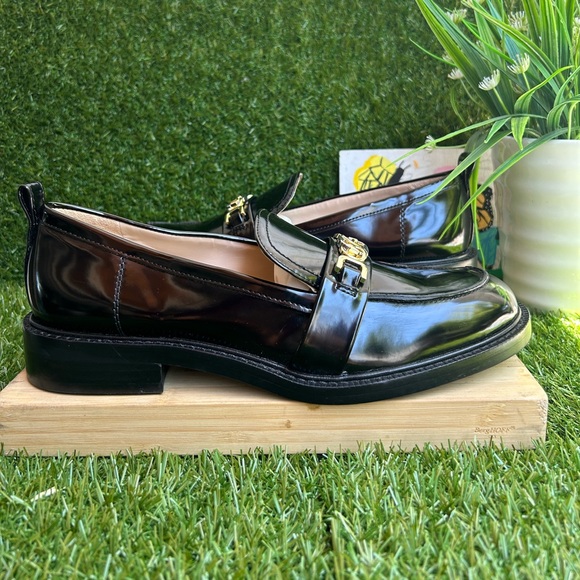 Sam Edelman christy black patent Leather loafers Size 9.5 womens gently us… - Picture 11 of 16